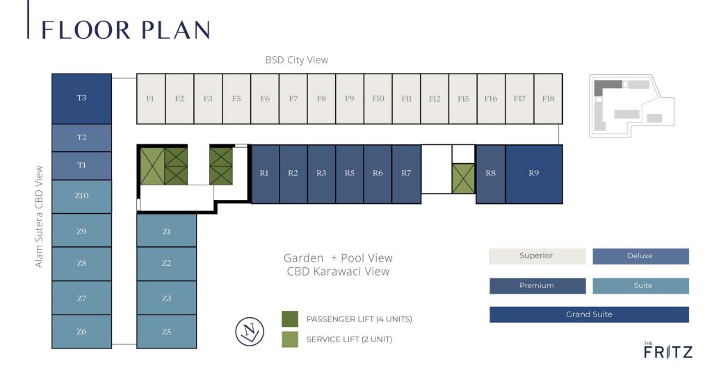 floor plan the fritz Kingland Avenue